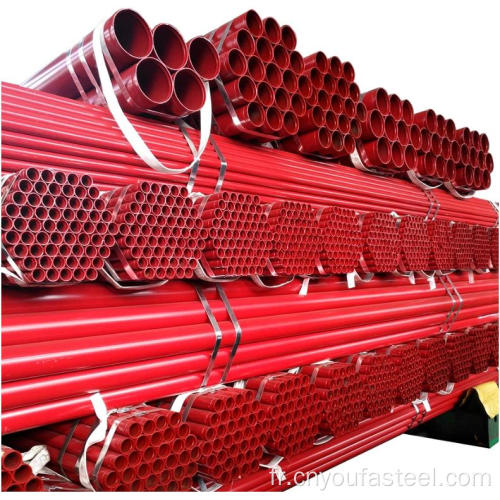 SCH40 Galvanisé Fire Fighting Fighting Steal Pipes